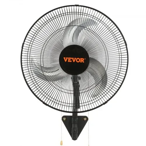 VEVOR Wandventilator, 44,45 cm Wandventilator 4000 CFM, 3 Geschwindigkeiten, Wohn- und Gewerbeventilator zur Kühlung von Lagerhäusern, Gewächshäusern, Werkstätten, Terrassen und Kellern, Schwarz – Bild 10