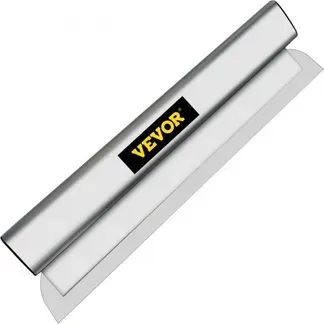 VEVOR Trockenbau Skimming Blade, 101,6 cm Smoothing Knock-Down Knife, Stainless Steel Putty Knife Finishing Tool, High-Impact End Caps for Sheetrock Drywall Gyprock Wall-Board Plasterboard VEVOR Trockenbau Skimming Blade, 101,6 cm Smoothing Knock-Down Knife, Stainless Steel Putty Knife Finishing Tool, High-Impact End Caps for Sheetrock Drywall Gyprock Wall-Board Plasterboard
