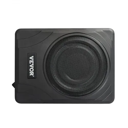 VEVOR Untersitz Auto Subwoofer 300 W schlanker Auto Subwoofer mit Stromversorgung, Subsystem mit eingebautem Verstärker, Hoch-/Niedrigpegel-Eingang und Lautstärkeregler für SUVs Lkws Wohnmobile – Bild 10