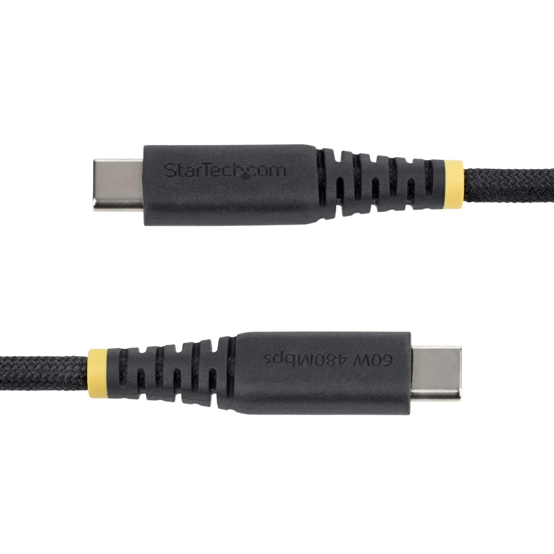 StarTech.com 30cm USB-C Ladekabel, 60W (3A) PD, Zweischichtiger Geflochtener Mantel aus Nylon-TPE, Robustes USBC Laptop Ladekabel, USB 2.0 Schnellladekabel – Bild 3