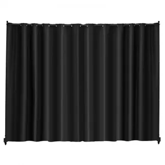 VEVOR Raumteiler Trennwand Paravent Stellwand Einzelpanel, Tragbarer Sichtschutz für Büro Schlafzimmer Esszimmer Arbeitszimmer Balkon, Raumtrenner Rollbar (308,5 x 45 x 245,5 cm), Schwarz VEVOR Raumteiler Trennwand Paravent Stellwand Einzelpanel, Tragbarer Sichtschutz für Büro Schlafzimmer Esszimmer Arbeitszimmer Balkon, Raumtrenner Rollbar (308,5 x 45 x 245,5 cm), Schwarz
