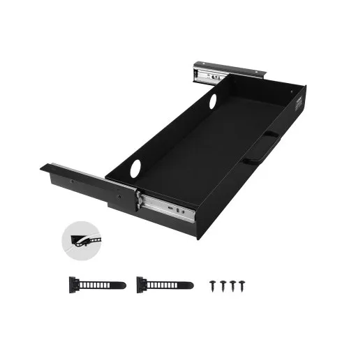 VEVOR Untertisch Schublade 635x232x75 mm, Unterbau Schreibtisch, versteckter Schreibtisch-Aufbewahrungs-Organizer, Bleistiftschublade unter dem Tisch für Sitz-Steh-Arbeitsplätze im Büro & zu Hause VEVOR Untertisch Schublade 635x232x75 mm, Unterbau Schreibtisch, versteckter Schreibtisch-Aufbewahrungs-Organizer, Bleistiftschublade unter dem Tisch für Sitz-Steh-Arbeitsplätze im Büro & zu Hause