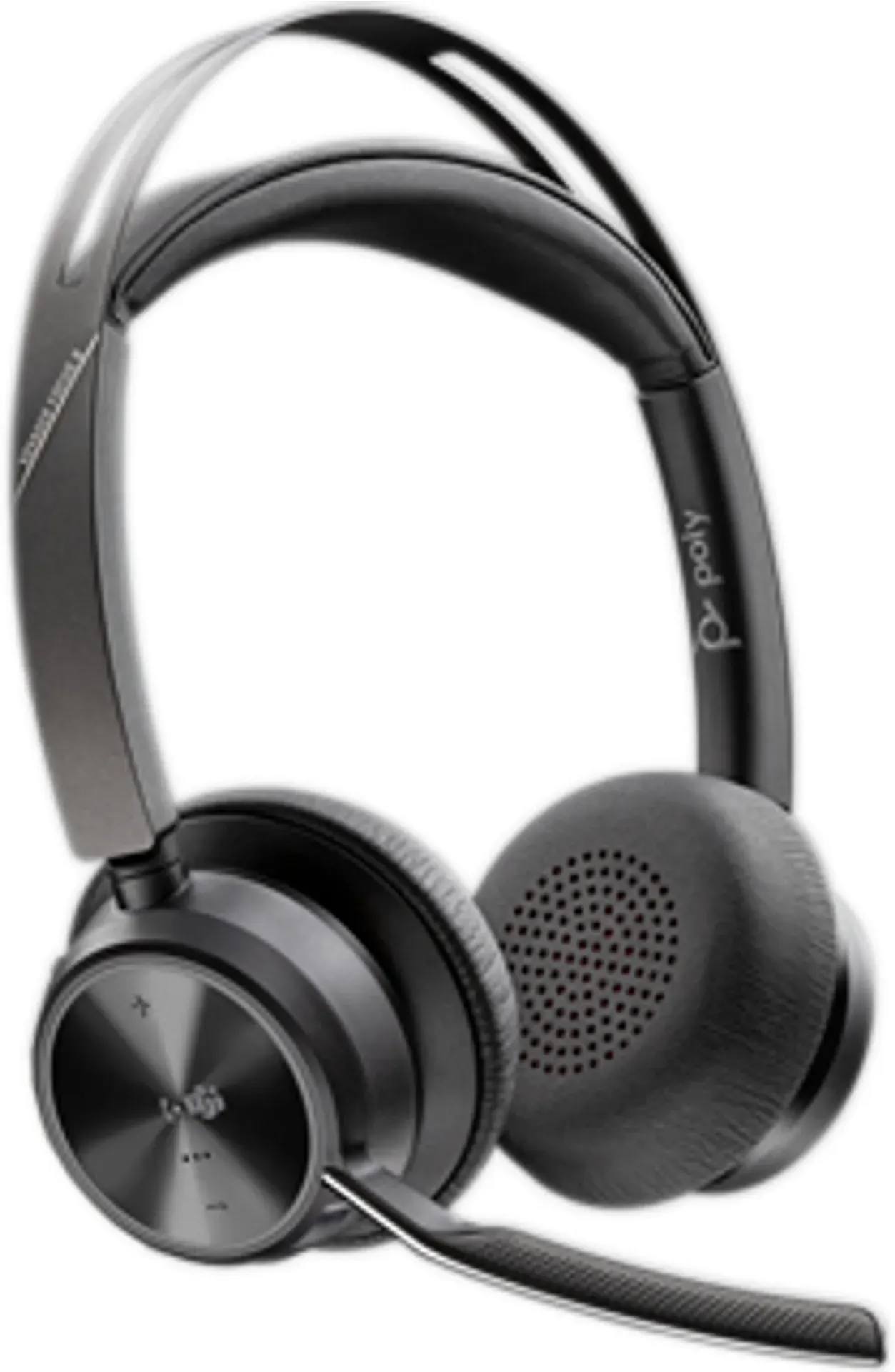 HP Poly Voyager Focus 2 USB-C-C-Headset, für Microsoft Teams zertifiziert, + USB-C/A-Adapter +Ladestation – Bild 7