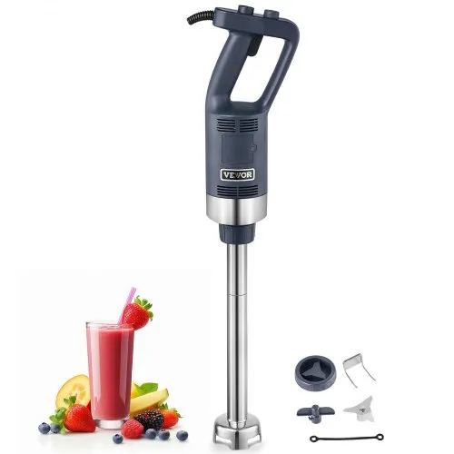 VEVOR Kommerzieller Stabmixer, 500 W Hochleistungs-Handmixer, 16 Zoll stufenloser Mixer mit variabler Geschwindigkeit und Edelstahlklinge, tragbarer Mehrzweckmixer für Suppen, Saucen, Kartoffelpüree, Sahne VEVOR Kommerzieller Stabmixer, 500 W Hochleistungs-Handmixer, 16 Zoll stufenloser Mixer mit variabler Geschwindigkeit und Edelstahlklinge, tragbarer Mehrzweckmixer für Suppen, Saucen, Kartoffelpüree, Sahne
