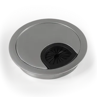 Kabeldurchführung McPower “WB-02“ aus Metall, chromfarben, Ø70mm Kabeldurchführung McPower “WB-02“ aus Metall, chromfarben, Ø70mm