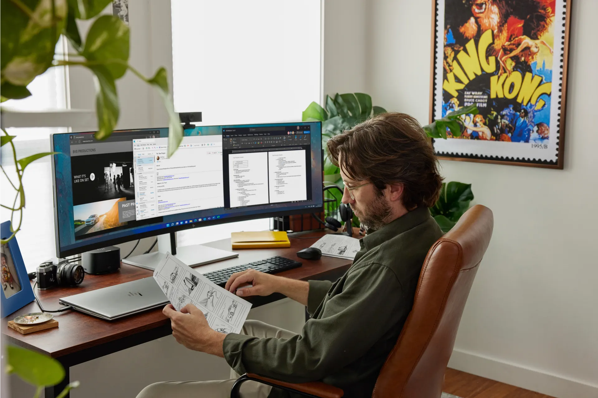 HP E45c G5 DQHD Curved Monitor – Bild 6