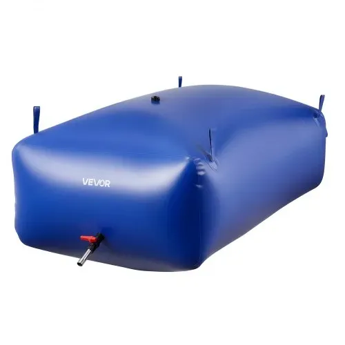 VEVOR Wasserspeicherblase, 1000 L PVC-Weichwasserbeutel, Wasserspeicherbehälter, auslaufsicherer & verschleißfester Wassertank für die Outdoor-Bewässerung von Wohnmobil, Camping, Notfall – Bild 9