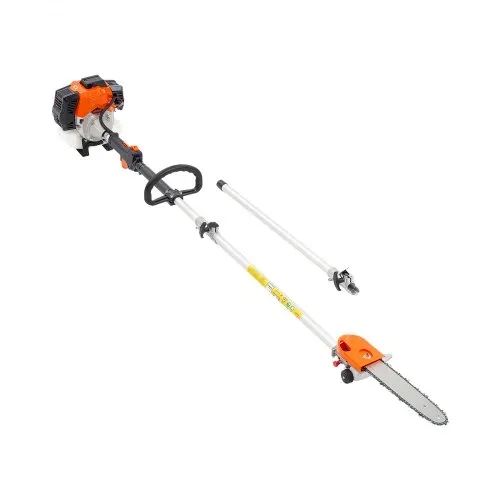 VEVOR Benzin-Hochentaster 43ccm Hubraum 2-Takt, Motorsäge mit rotierendem Kopf, Teleskopsäge mit 2,16-3,66 m ausziehbarer Stange, 25,4 cm Schwert, 850 ml Kraftstofftank, zum Baumschneiden – Bild 9