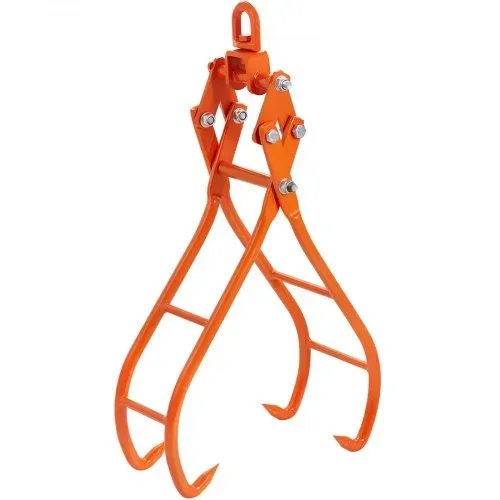 VEVOR Forstzange 1500kg Tragfähigkeit Rückezange Max. Öffnung 934,8mm Holzzange 955x340x263mm Hebezange Holzgreifer Verladezange Schleppzange Holzpackzange für Traktoren Lastkraftwagen Gabelstaplern – Bild 10