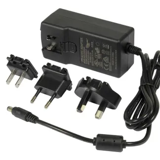 ALLNET Ersatznetzteil 12V/5A EU Type schwarz mit Adapter EU,US,UK ALLNET Ersatznetzteil 12V/5A EU Type schwarz mit Adapter EU,US,UK