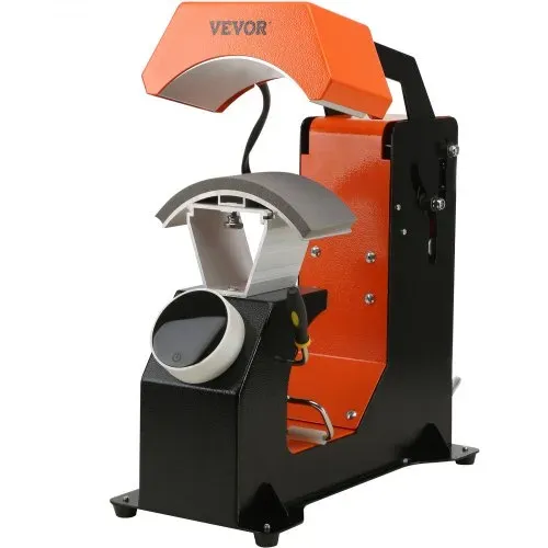 VEVOR 3 in 1 Kappenpresse Mützenpresse Heat Press Machine 16,3x8 cm, Heißpresse Transferpress mit 3 Padgrößen 16,8x7 cm, 16,8x9,8 cm, 15,5x7,6 cm, Heißpresse Transferpress Zeit- und Temperaturregler – Bild 10