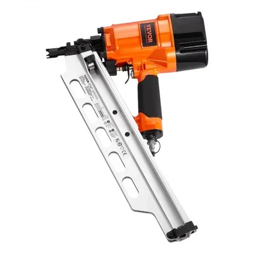 VEVOR Druckluft Nagler, 50 bis 90 mm, 21 Grad Rundkopf, pneumatische Nagelpistole mit zwei Auslösemodi & Tiefeneinstellung, 80-120 PSI Pro Druckluftnagler für Rahmen, Bodenbeläge & Terrassendielen – Bild 9