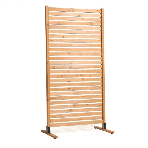VEVOR Sichtschutz aus Holz, 91x6,3x187 cm, Raumteiler für den Außenbereich, freistehender Raumtrenner, dekorativer Trennwand für die Terrasse, Außentrennwand für Balkon, Terrasse, Rasen, Garten – Bild 9