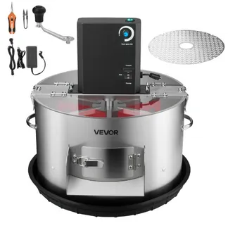 VEVOR Erntemaschine, 2-in-1, manuell und elektrisch, 370 mm Knospenschneider mit Edelstahlklingen, Nass- & Trocken-Hydrokultur-Schneidemaschine mit Tablett, für Pflanzenknospen & Blumen VEVOR Erntemaschine, 2-in-1, manuell und elektrisch, 370 mm Knospenschneider mit Edelstahlklingen, Nass- & Trocken-Hydrokultur-Schneidemaschine mit Tablett, für Pflanzenknospen & Blumen