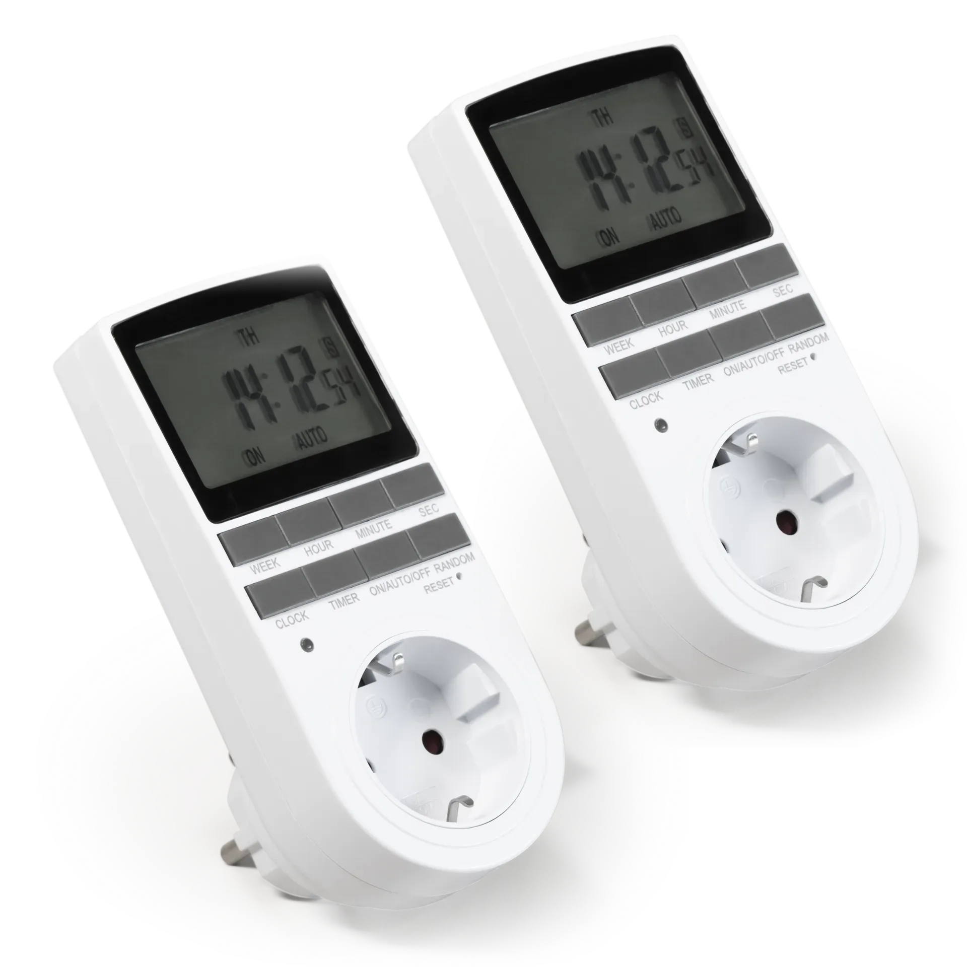 Digitale Zeitschaltuhr McPower “WZ-10“ 2er-Pack, 10 Programme, 24Std Timer,3680W Digitale Zeitschaltuhr McPower “WZ-10“ 2er-Pack, 10 Programme, 24Std Timer,3680W