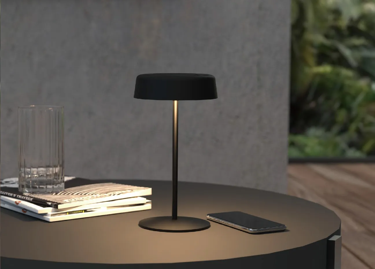 Synergy 21 LED Tischleuchte SOLAR/Akku, outdoor IP54, Touch Switch dimmbar, schwarz Synergy 21 LED Tischleuchte SOLAR/Akku, outdoor IP54, Touch Switch dimmbar, schwarz