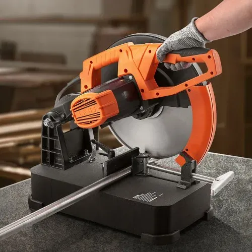 VEVOR 2800 W Kapp- und Gehrungssäge Kreissägeblatt, 35,5 cm, Professional Paneelsäge Kappzugsäge, Sägen Kappsäge Kreissäge Hochwertiges Sägeblatt Kaltschnitt-Kappsäge Orange & Schwarz – Bild 7