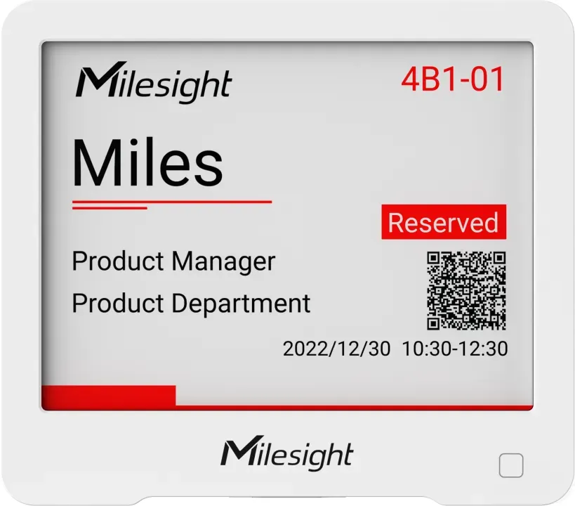 Milesight IoT IoT E-ink Display, DS3604-868M LoRaWAN Milesight IoT IoT E-ink Display, DS3604-868M LoRaWAN