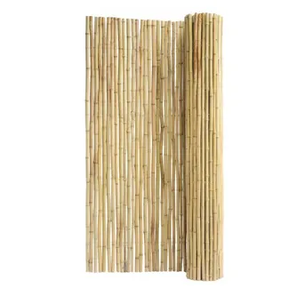 VEVOR Natürlicher gerollter Bambuszaun, umweltfreundlicher Sichtschutzzaun aus Bambus, 1,83 m H x 2,44 m L x 1,9 cm T, dekorativer Sichtschutz aus Bambus für Garten, Hinterhof, Balkon, Terrasse, Poolseite VEVOR Natürlicher gerollter Bambuszaun, umweltfreundlicher Sichtschutzzaun aus Bambus, 1,83 m H x 2,44 m L x 1,9 cm T, dekorativer Sichtschutz aus Bambus für Garten, Hinterhof, Balkon, Terrasse, Poolseite