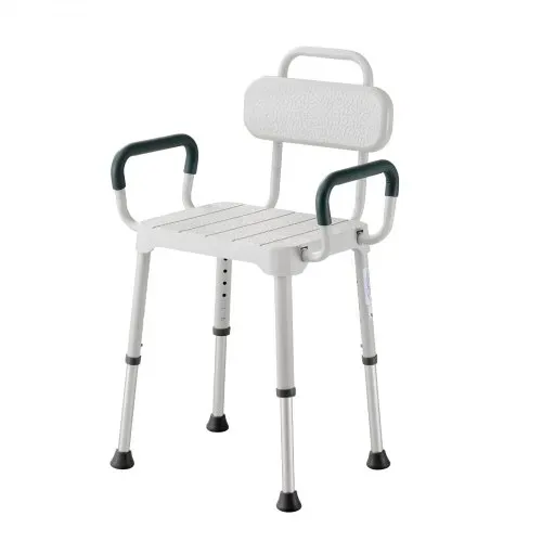 VEVOR Duschstuhl 181,4 kg, 6-stufig Höhenverstellbarer Duschsitz mit Armlehnen, Rahmen aus Aluminiumlegierung, für Dusche oder Badewanne, Geeignet für Senioren, Menschen mit Behinderung und Verletzte – Bild 8
