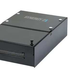 Keystone, Modulträger, Patchpanel für 4x TP-Modul, Aufputz, Metallklappbox(Consolidation Point Box), Schwarz, Synergy 21, Keystone, Modulträger, Patchpanel für 4x TP-Modul, Aufputz, Metallklappbox(Consolidation Point Box), Schwarz, Synergy 21,