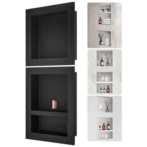 VEVOR Wandnische 10×40,64×101,6cm Duschnische Nische Befliesbar Dreilagig Wasserdicht Nischeneinbau Rückwandmaterial (XPS, Holz, Zement) Geeignet für Badezimmer Schlafzimmer Arbeitszimmer VEVOR Wandnische 10×40,64×101,6cm Duschnische Nische Befliesbar Dreilagig Wasserdicht Nischeneinbau Rückwandmaterial (XPS, Holz, Zement) Geeignet für Badezimmer Schlafzimmer Arbeitszimmer