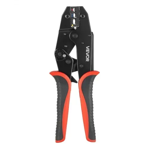 VEVOR Crimpzange Ratschenfunktion 0,5-6 mm², Kabelschuhzange mit Klaren Metrischen & AWG-Markierungen, Schnellverschluss, Presszange Einstellbarer Anpressdruck für Mehrere Anschlüsse – Bild 8