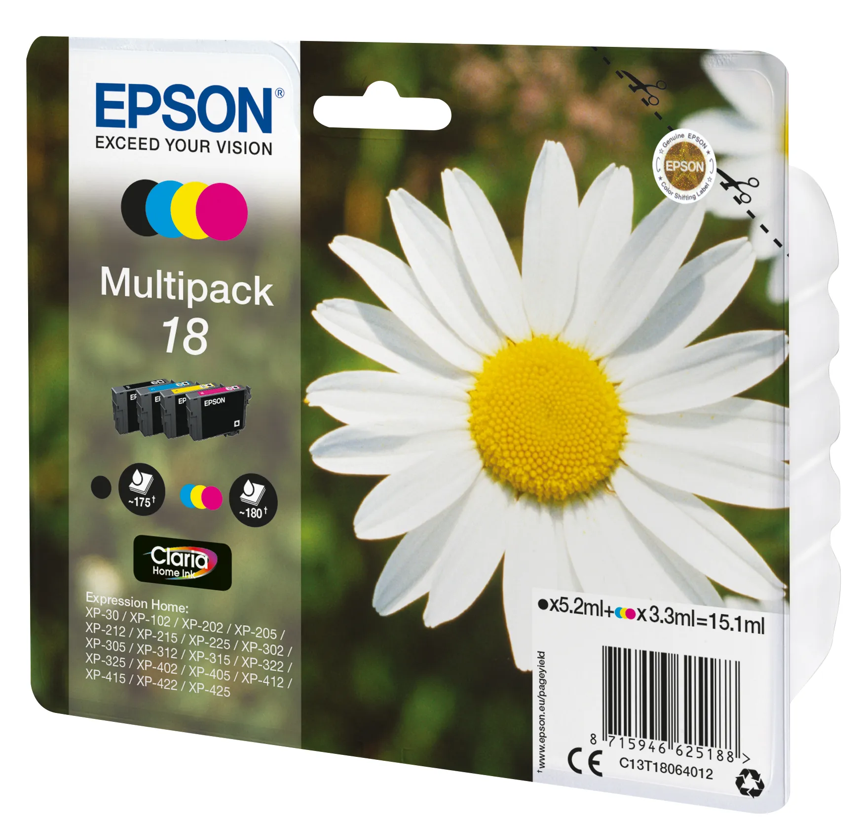 Epson Daisy Multipack 4 Farben 18 Claria Home Ink – Bild 2