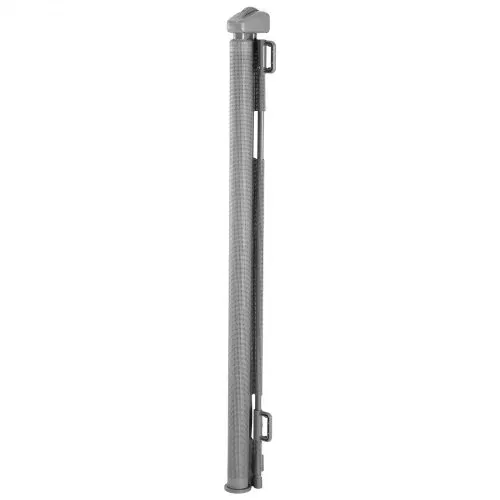 VEVOR Einziehbares Babygitter Hundegitter ausziehbar auf 145 cm Breite / 98 cm Höhe, Treppenschutzgitter mit Sicherheitsschloss, Schutzgitter aus Netzgewebe für Treppen Flure drinnen/draußen, grau – Bild 9
