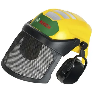 Bosch – Waldarbeiter Helm mit Visier, Gartenspielgerät Bosch – Waldarbeiter Helm mit Visier, Gartenspielgerät