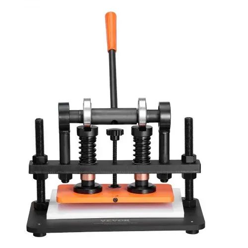 VEVOR Leder Stanzmaschine Manuelle Lederschneidemaschine 26 x 12 cm, Leder Prägemaschine 1,5 t Belastbare Leder-Stanzmaschine Geeignet für Leder, PVC/EVA-Schaumstoff, nicht Klebende Materialien – Bild 9