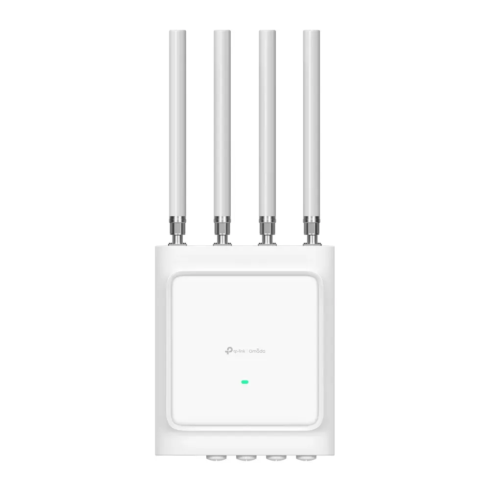 Omada by tp-link Wireless AP WIFI6 • AX3600 • 4×4 • Outdoor • 1x 2.5GbE, 1x 1GbE, 1x SFP+ • EAP668-Outdoor • Omada Omada by tp-link Wireless AP WIFI6 • AX3600 • 4×4 • Outdoor • 1x 2.5GbE, 1x 1GbE, 1x SFP+ • EAP668-Outdoor • Omada