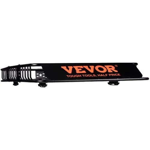VEVOR Dachgepäckträger Korb Auto Dachkorb Universal 1630 x 990 x 152 mm, Dachgepäckträger Wanne 90 kg Tragfähigkeit Relingträger Fracht Gepäckablage Schwarz für Camping, Grillen, Autoreisen – Bild 9