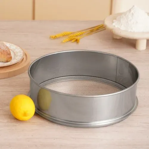 VEVOR Mehlsieb mit feiner Masche, 10 Maschen Mehlsieb, 304 Edelstahl Feinmaschiges Sieb in Lebensmittelqualität, Durchmesser 12,6 Zoll Feinmaschiges Sieb zum Backen, 5 Maschengrößen für Mungobohnen, Reis, Mehl, Perlenpulver – Bild 7