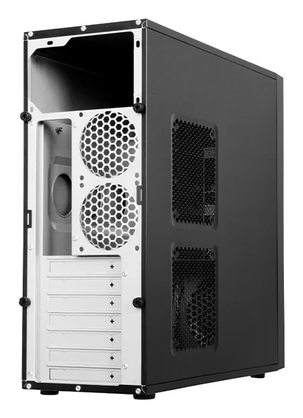 Chieftec HQ-01B-OP Computer-Gehäuse Midi Tower Schwarz – Bild 2