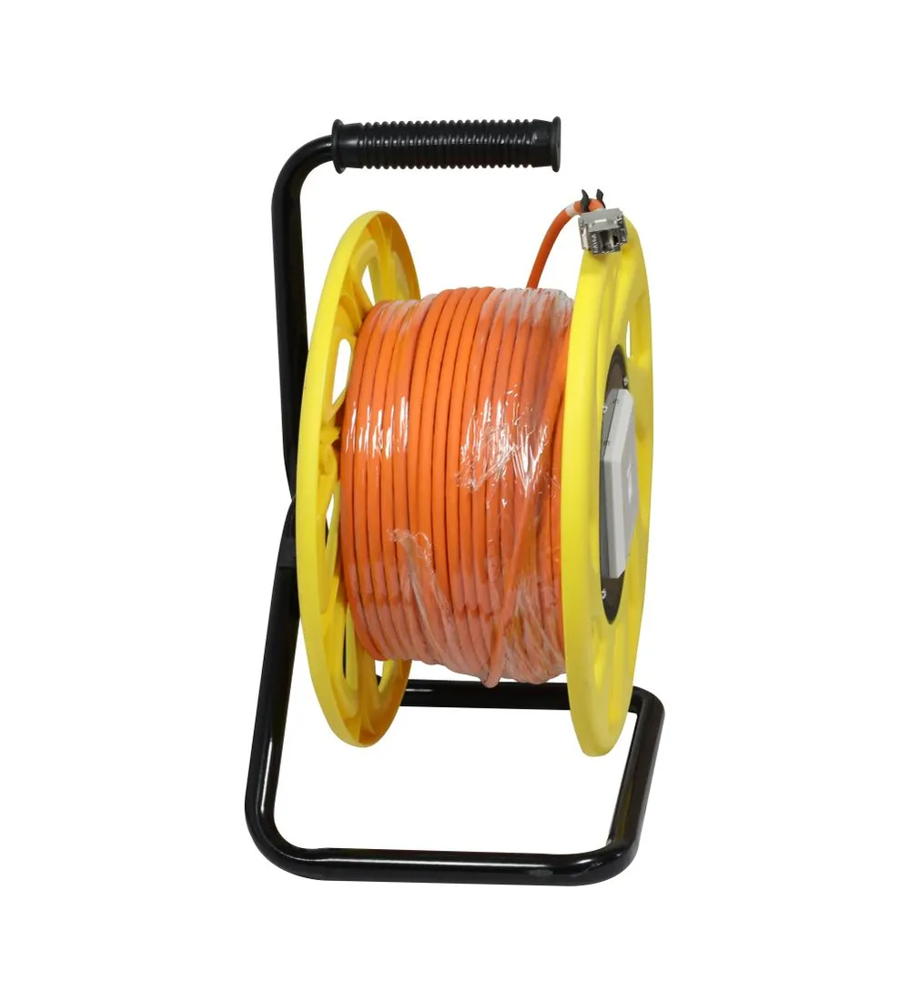 Kabeltrommel, CAT6A, 50m, CAT7A Rohkabel S-STP(S/FTP), mit 2x Buchsen RJ45(CAT6A), LSZH, Synergy 21 – Bild 2