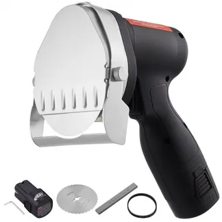 VEVOR Dönnerschneider 80 W Kebabschneider, Kabelloses Elektromesser Gyrosmesser, Elektrisches Schawarma Dönermesser 0-8 mm Einstellbare Dicke, Commercial Kebab Slicer mit 100 mm Klingen Schwarz VEVOR Dönnerschneider 80 W Kebabschneider, Kabelloses Elektromesser Gyrosmesser, Elektrisches Schawarma Dönermesser 0-8 mm Einstellbare Dicke, Commercial Kebab Slicer mit 100 mm Klingen Schwarz
