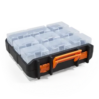 Werkzeug-Organizer McPower, 350x310x135mm, 18 Fächer, einzeln verschließbar Werkzeug-Organizer McPower, 350x310x135mm, 18 Fächer, einzeln verschließbar