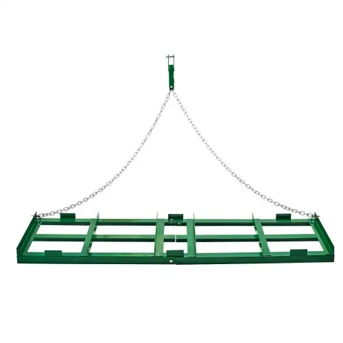VEVOR Schleppegge, 1830x500x100 mm, Wiesenschleppe mit verstellbaren Stangen und 183 cm Kette, Rasentraktor, Feldegge für Geländefahrzeuge, UTVs, Traktoren, Rasenmäher, Schleppwerkzeug für den Hof – Bild 9