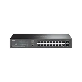 TP-Link Switch easy managed Layer2 20 Port • 18x 1GbE • 16x PoE af • 2x SFP • 150W PoE Budget • Lüfterlos • Omada • ES220GP TP-Link Switch easy managed Layer2 20 Port • 18x 1GbE • 16x PoE af • 2x SFP • 150W PoE Budget • Lüfterlos • Omada • ES220GP