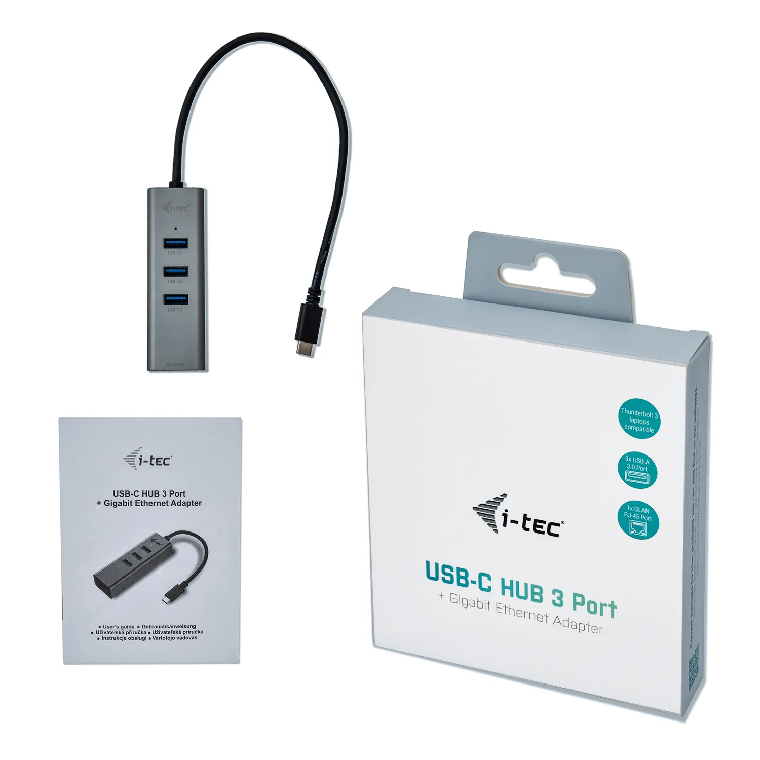 i-tec Metal USB-C HUB 3 Port + Gigabit Ethernet Adapter – Bild 6