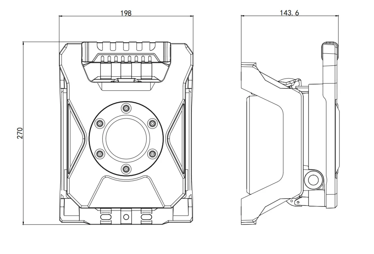 Synergy 21 LED Akku Multi Battery Baustrahler 30W 3600lm KW IP54 - mit Magnetfuß – Bild 6