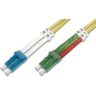 LWL Patchkabel, Duplex, LC (APC) > LC Stecker, Singlemode OS2 LWL Patchkabel, Duplex, LC (APC) > LC Stecker, Singlemode OS2