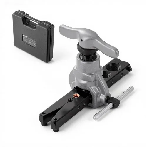 VEVOR 2 tlg. Bördelwerkzeuge Set, 45° Exzentrisches Bördelgerät für Einzelbördelung, HVAC-Bördel für 4,76-19,05 mm Kupfer- & Aluminiumrohre, Reparatursatz mit Werkzeugkasten für Kilmaanlagen Rohre VEVOR 2 tlg. Bördelwerkzeuge Set, 45° Exzentrisches Bördelgerät für Einzelbördelung, HVAC-Bördel für 4,76-19,05 mm Kupfer- & Aluminiumrohre, Reparatursatz mit Werkzeugkasten für Kilmaanlagen Rohre