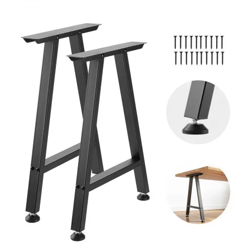 VEVOR Tischkufen 2er-Set 550×740 mm, Trapezförmige Tischuntergestell 1000 kg, Tischbeine Kohlenstoffstahl, Möbelfüße, Tischgestell, Tischfüße für Schreibtische, Couchtische, Esstische, Schwarz VEVOR Tischkufen 2er-Set 550×740 mm, Trapezförmige Tischuntergestell 1000 kg, Tischbeine Kohlenstoffstahl, Möbelfüße, Tischgestell, Tischfüße für Schreibtische, Couchtische, Esstische, Schwarz