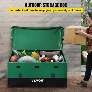 VEVOR 660L Auflagenbox Außenbereich 155x63x75cm Gartenbox aus PE-Plane auf industriellem Niveau Wasserdicht Luftdurchlässig Aufbewahrungsbox Truhe Gartenbox für Gebrauch zu Hause und beim Camping VEVOR 660L Auflagenbox Außenbereich 155x63x75cm Gartenbox aus PE-Plane auf industriellem Niveau Wasserdicht Luftdurchlässig Aufbewahrungsbox Truhe Gartenbox für Gebrauch zu Hause und beim Camping