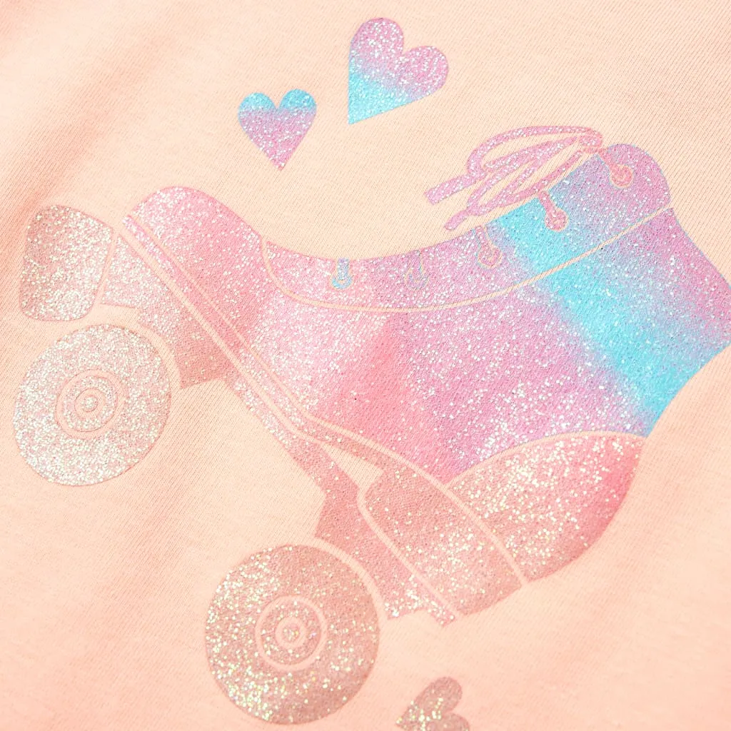 vidaXL Kinder-T-Shirt Hellorange 92 – Bild 4