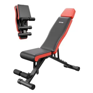 VEVOR Hantelbank verstellbare Brauchtrainer für Ganzkörpertraining (300 kg belastbar), Sit-up-Trainingsbank Fitness Bank Flachbank mit erweitertem Kopf-/Nackenschutz und schnellem Zusammenklappen VEVOR Hantelbank verstellbare Brauchtrainer für Ganzkörpertraining (300 kg belastbar), Sit-up-Trainingsbank Fitness Bank Flachbank mit erweitertem Kopf-/Nackenschutz und schnellem Zusammenklappen