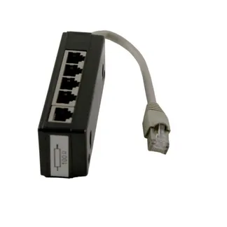 Kabel TK ISDN Verteiler 5fach, mit Widerstand, Synergy 21, Kabel TK ISDN Verteiler 5fach, mit Widerstand, Synergy 21,