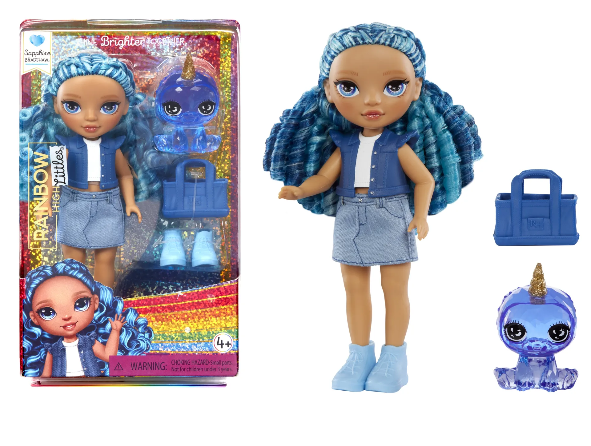 Rainbow High Littles Dolls- Sapphire (Blue) Rainbow High Littles Dolls- Sapphire (Blue)